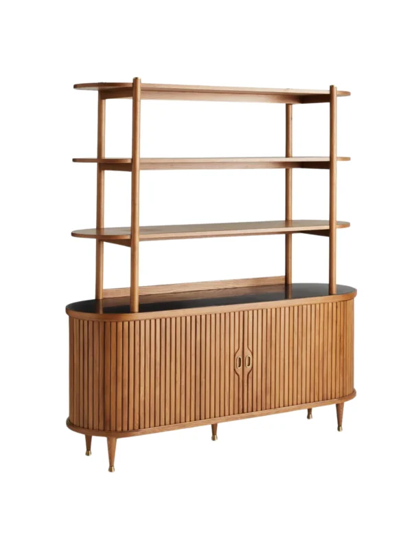 Lawrence Wooden Sideboard & Bookcase - Image 3