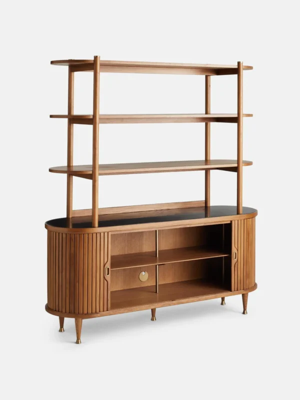 Lawrence Wooden Sideboard & Bookcase - Image 2